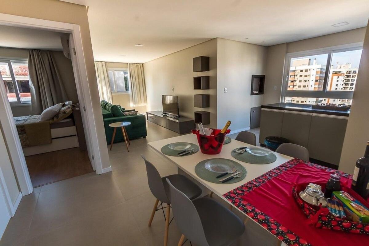 Dallas Apartamentos Na Via Gastronomica-Estacionamento-Amplos E Equipados-Wifi Бенту-Гонсалвіс Екстер'єр фото